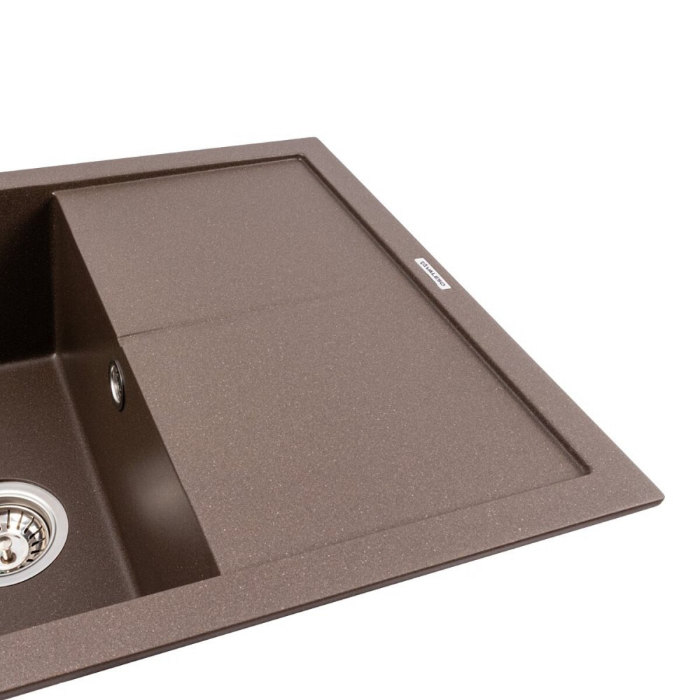 VALESO Гранітна мийка VALESO CRIPTA 6550 матова темна скеля Коломыя - изображение 4