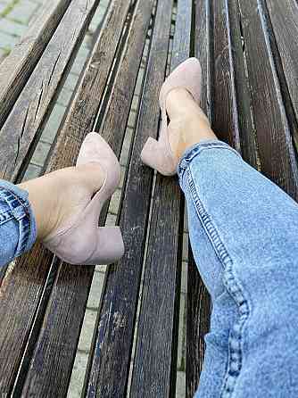 Nivelle Туфлі жіночі NIVELLE пудра натуральна замша каблук 9 см (1592/8051-8050) Коломыя