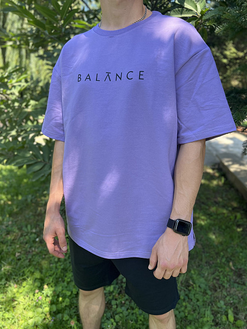 Літній костюм комплект Oversize Unisex  - BALANCE (шорти + футболка) Чернівці - фото 1