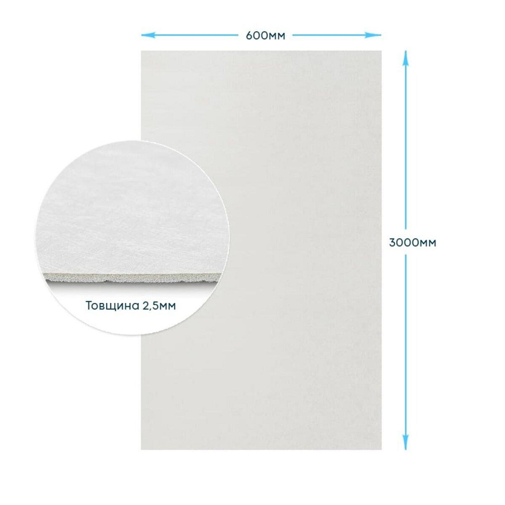 Самоклеюча гнучка шовкова штукатурка в рулоні 600х3000х2,5мм Перлинний білий SW-00002999 Дніпро - фото 3