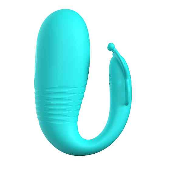 Вибратор для пар Pretty Love Remi с фрикциями, с пультом, голубой, 9.6 х 3.4 см Sex Aura Киев