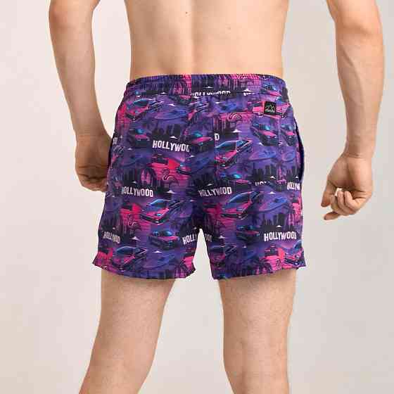 Принтовані чоловічі шорти для плавання Pobedov Pool day Hollywood Київ