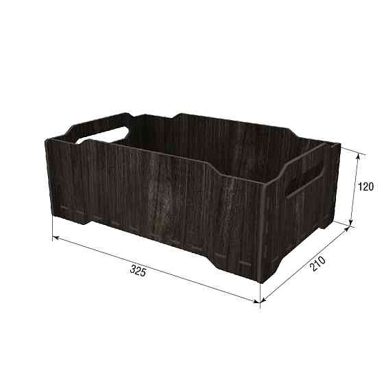 Коробка EKOSTAR з фанери 325x210x120 венге Київ