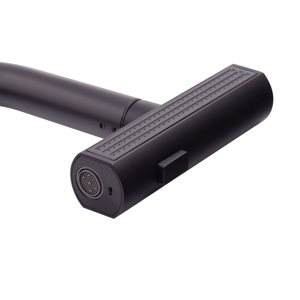 Кухонный смеситель с выдвижным изливом Mixxus Premium HAMMER 014 BLACK MI6954 Харьков - изображение 9