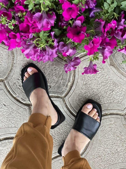 M.KRAFT Шльопанці жіночі M.KRAFT Ш 40 чорні (літо, шкіра натуральна) (4661) Коломия - фото 7