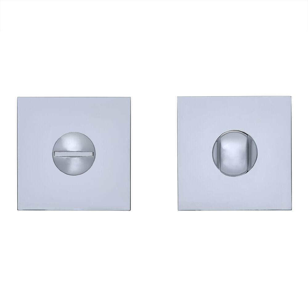 Сантехнічний фіксатор Gavrohe Z25-WC CP  (накладка на двері санвузла з поворотником) хром Київ - фото 1