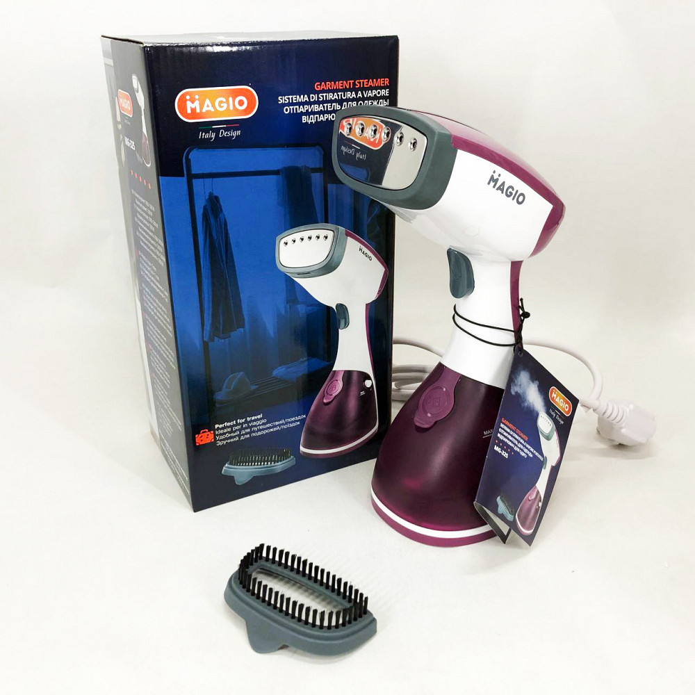 Паровой утюг для одежды MAGIO MG-325, Отпариватель ручной для TU-411 одежды парогениратор Киев - изображение 9