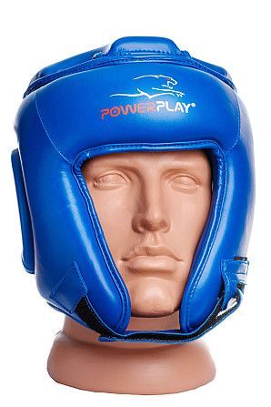 Боксерський шолом турнірний PowerPlay 3045 Синій XL Кам'янське - фото 2
