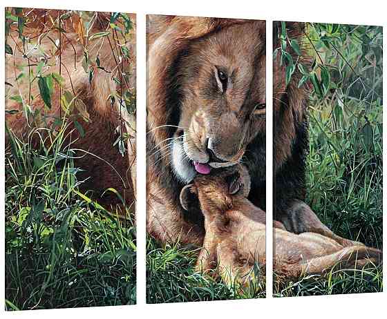 Модульна картина Сім'я Тварини Art-230_XXL Київ