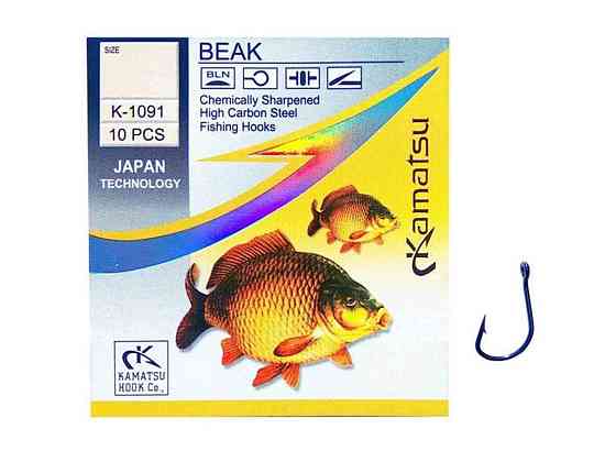Гачок для мирної риби Beak №4 (8 шт/уп) K-1091 ТМ Kamatsu Київ