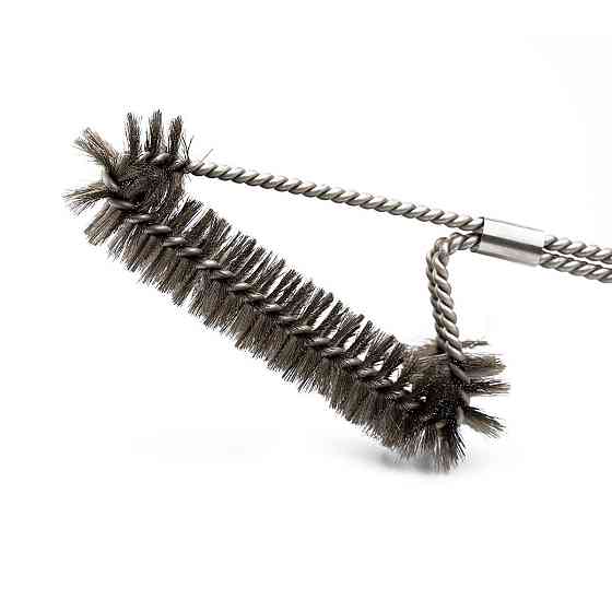 Щітка для гриля SANTOS двохрядна, нержавіюча сталь, 45см 232364 Код: 011592 Рівне