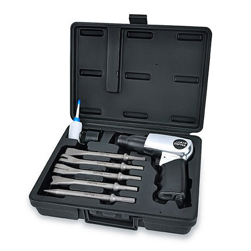 Відбійний пневматичний молоток із комплектом зубил 7 од. TOPTUL GDAI0705 Чернігів - фото 1