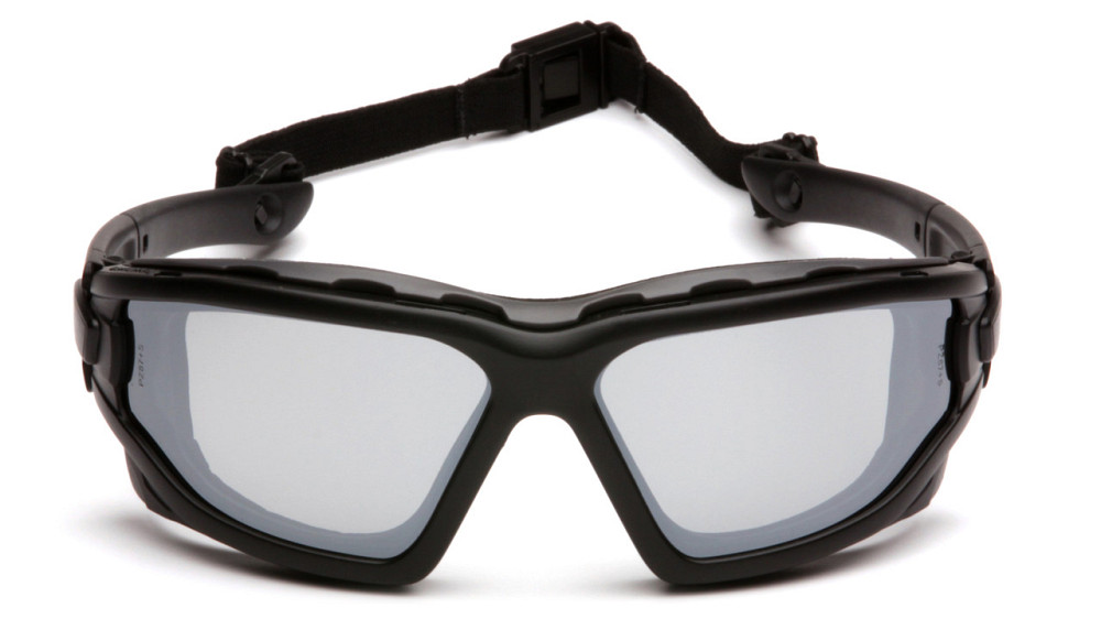 Окуляри захисні з ущільнювачем Pyramex i-Force Slim (silver mirror) Anti-Fog, дзеркальні сірі Запоріжжя - фото 3