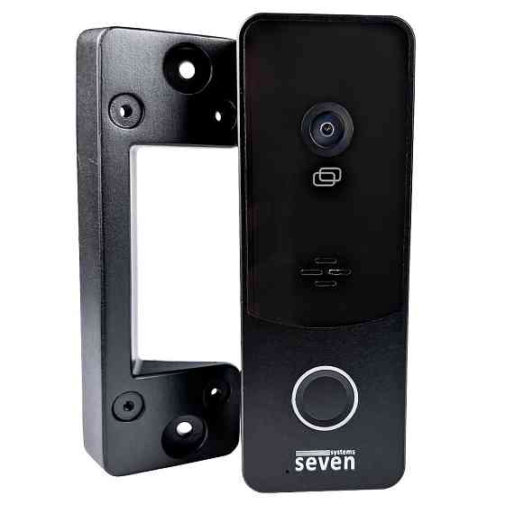 Виклична панель домофону з вбудованим контролером SEVEN CP-7508 FHD black Київ