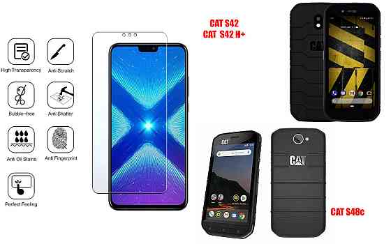 Защитное стекло NeoGlass для CAT S42, S42 H+, S48c – ультрапрозрачное и устойчивое Киев