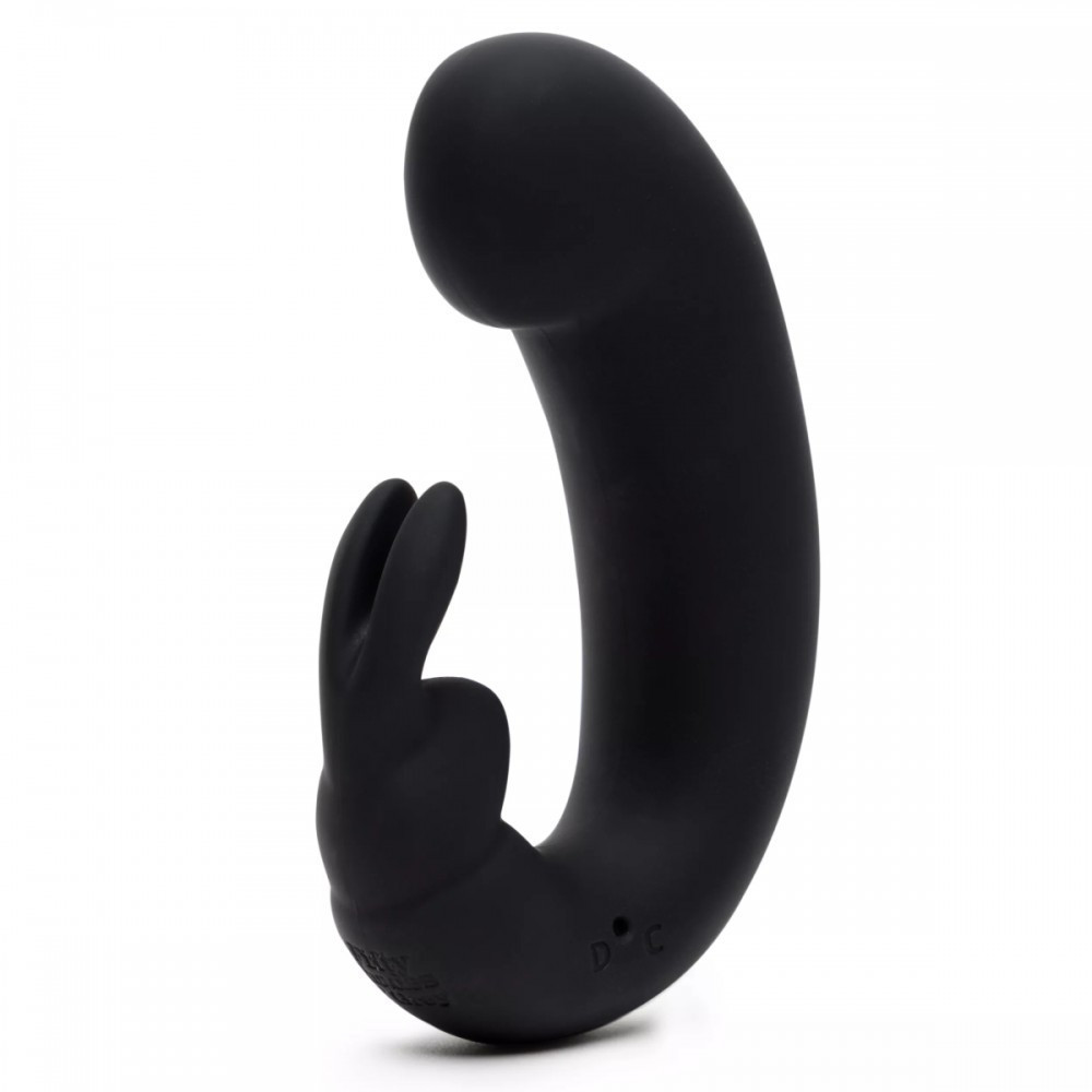 Подвійний вібратор кролик Fifty Shades of Grey Sensation Rechargeable G-Spot Rabbit Vibrator Sex Aura Київ - фото 1