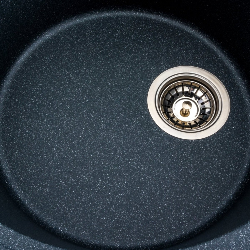 VALESO Гранітна мийка для кухні VALESO ONYX 5847 матова Антрацит Киев - изображение 6