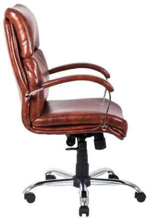 Офисное Кресло Руководителя Richman Dakota Madras Marrone Хром М2 AnyFix Коричневый Киев