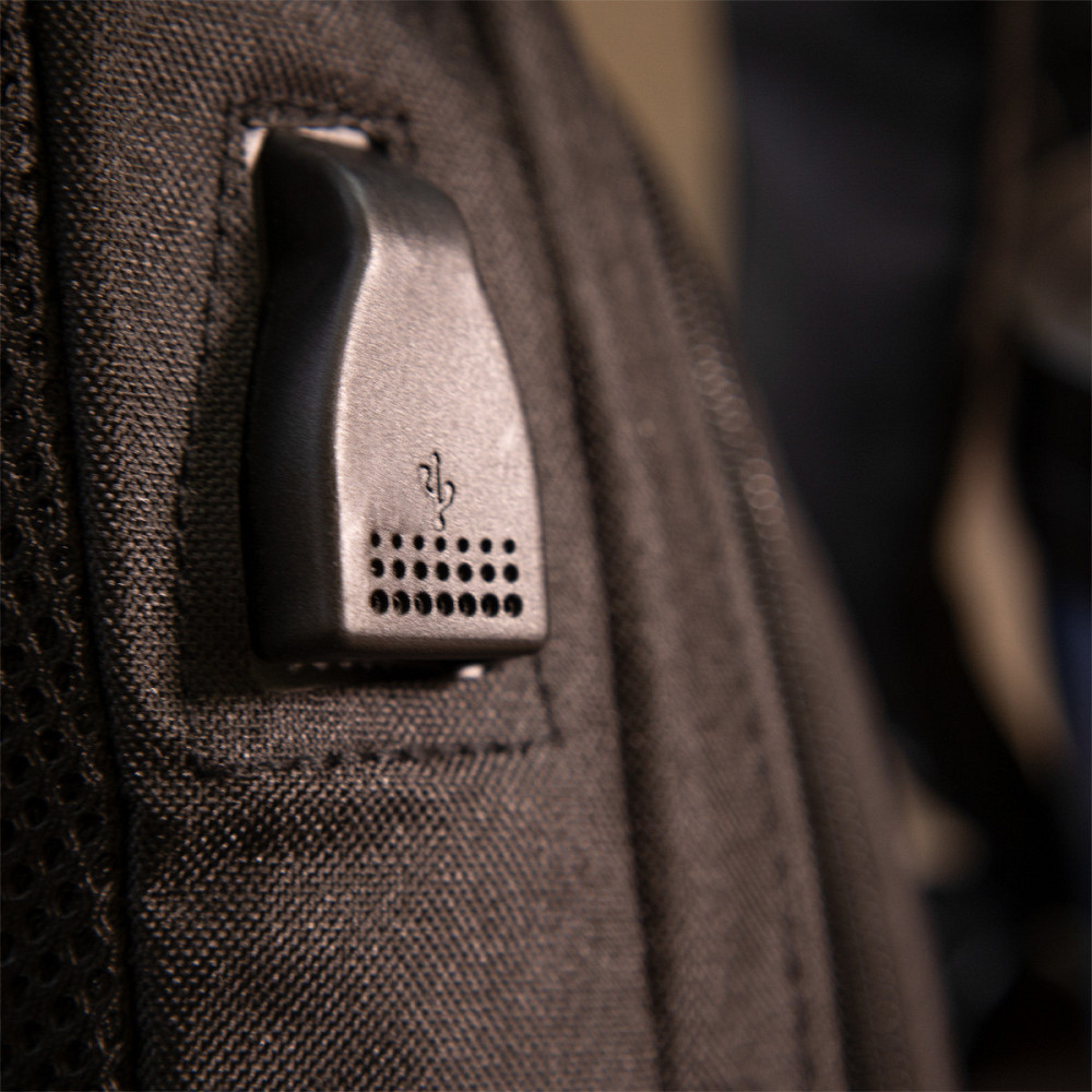 Сумка унисекс через плечо смарт текстильная Vintage 20550 Черная Киев - изображение 9