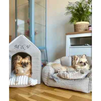 Домик для животных Chloe's Home Берлин M бежевый (CLH4128) Винница