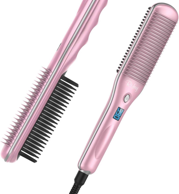 Щітка-випрямляч для волосся. RIFNY Automatic Temperature Lock Anti-Scald. Луцьк - фото 2