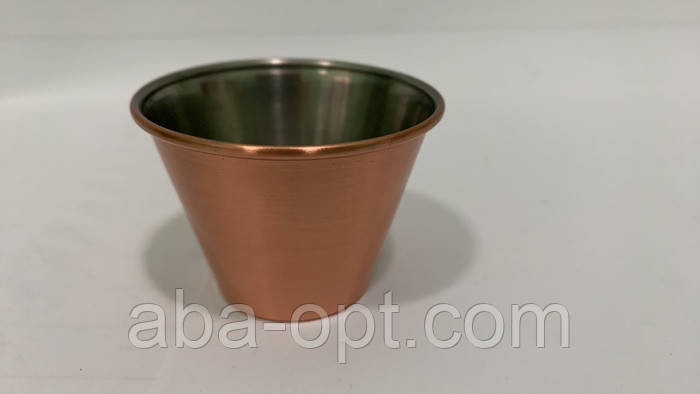 Соусник бронза V 100 мл ( шт ) Одеса - фото 1