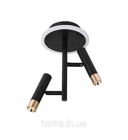 Стельовий світлодіодний світильник G 2917/2 16W Чорний+Золото Київ