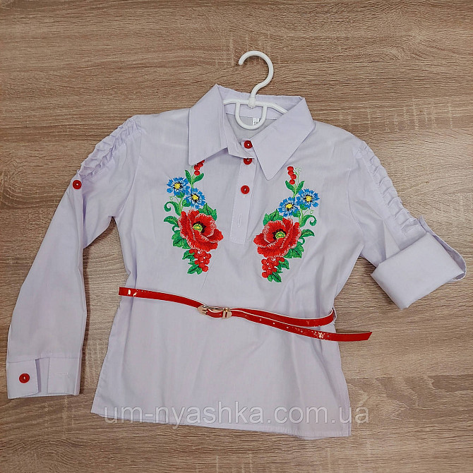 Шкільна сорочка з вишивкою 134-158 Кривий Ріг - фото 4