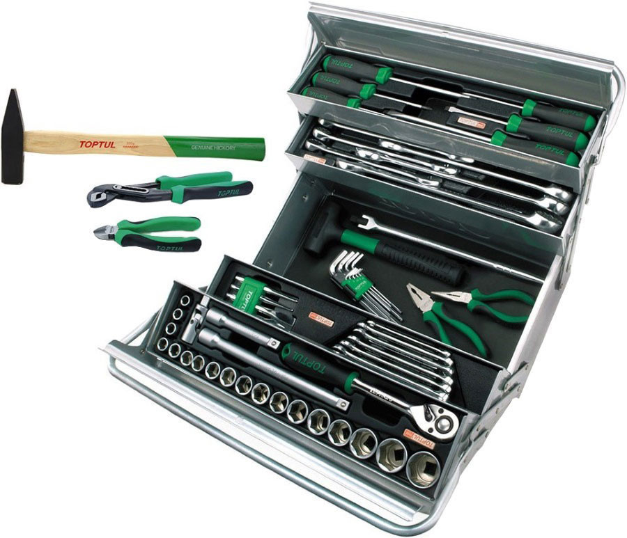 Набір інструментів в ящику TOPTUL (5 секцій) 63 од. GCAZ0039 Одеса - фото 2