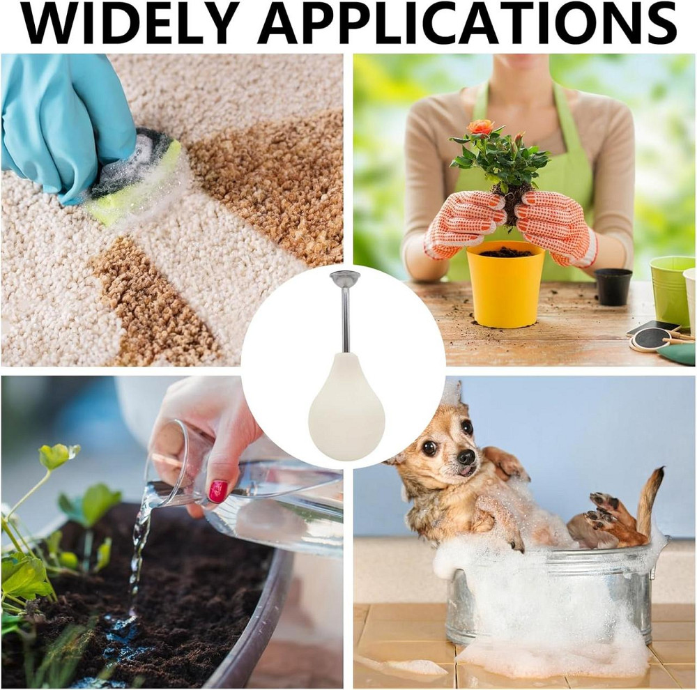 Кулька-розпилювач Brauser 224 мл біла діаметр 79 мм знімна сталева голівка для вологого валяння інструмент для валяння знімний Київ - фото 2