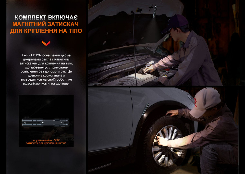 Ліхтар ручний Fenix LD12R Киев - изображение 8