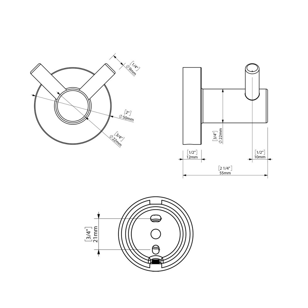 Крючок двойной SONIA ASTRAL 181582 (000026844) Киев - изображение 5