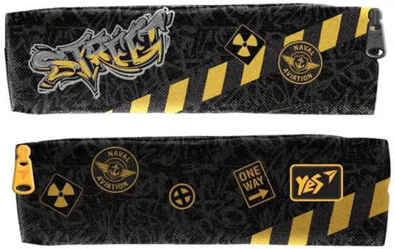 Пенал м`який "YES" 533026 TP-04 "Street style", чорний, шт Київ