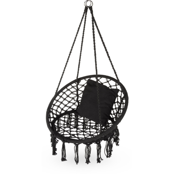 Садова гойдалка Boho Outtec XXL чорний Киев