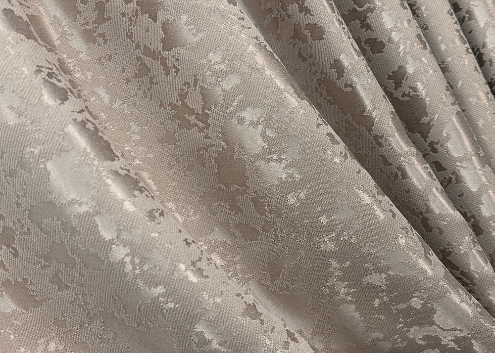 Комплект готовых штор VR-Textil Лен мрамор Pavliani VO № 1717ш серо-бежевый 185х270 см 2 шт (39-119) Киев - изображение 6