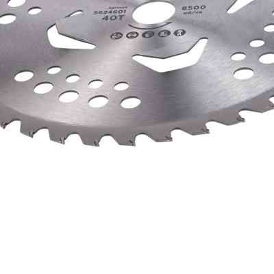 Нож для триммера Sigma с твердосплавными напайками 255x25.4мм 40Т 4 подрезные лопасти (5624601) Винница