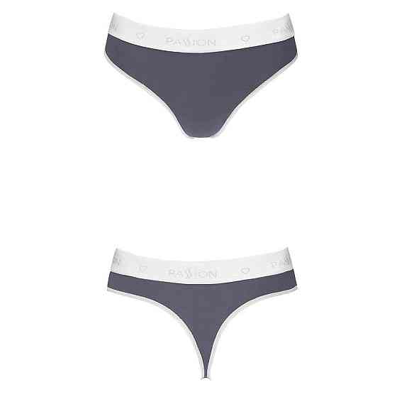 Спортивні трусики-стрінги Passion PS007 PANTIES dark grey, L Sex Aura Київ