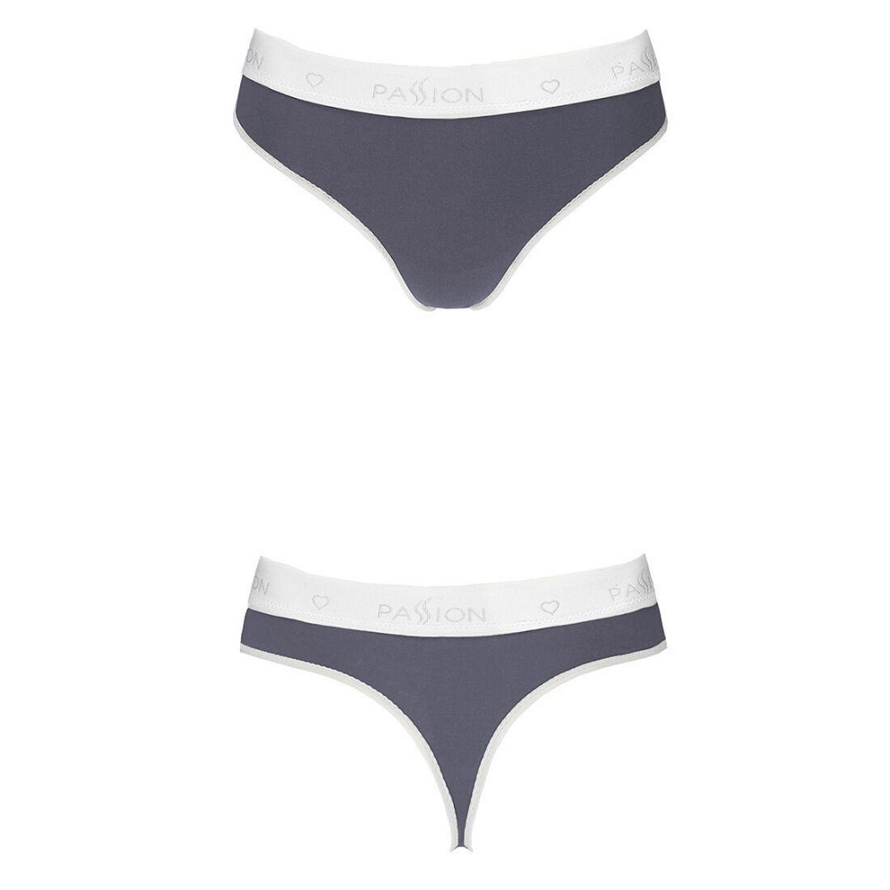 Спортивні трусики-стрінги Passion PS007 PANTIES dark grey, L Sex Aura Київ - фото 4