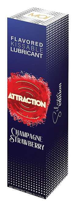 Оральный лубрикант на водной основе с ароматом шампанского и клубники Mai - Attraction Flavored Kissable Sex Aura Киев - изображение 2