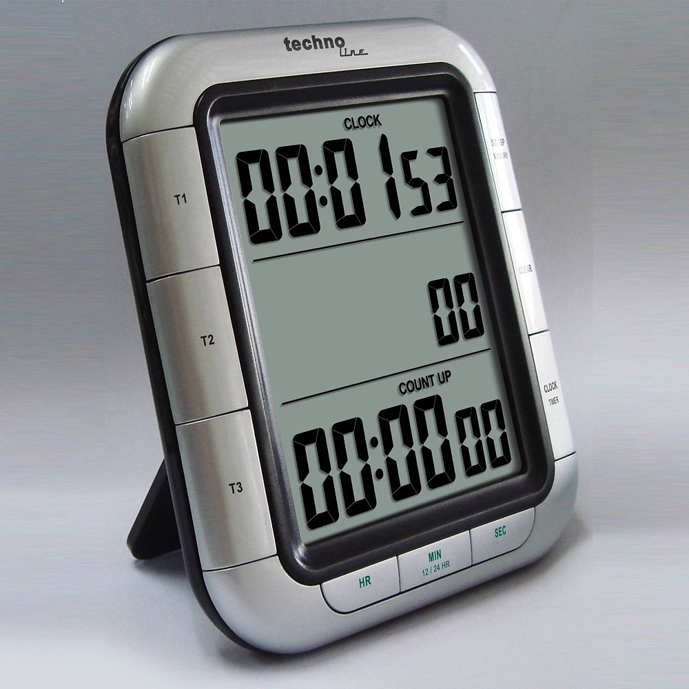 Таймер кухонный Technoline KT300 Magnetic Silver (KT300) Винница - изображение 2