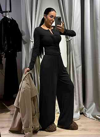 Женский стильный повседневный костюм двойка турецкая вискозная двунитка Одесса