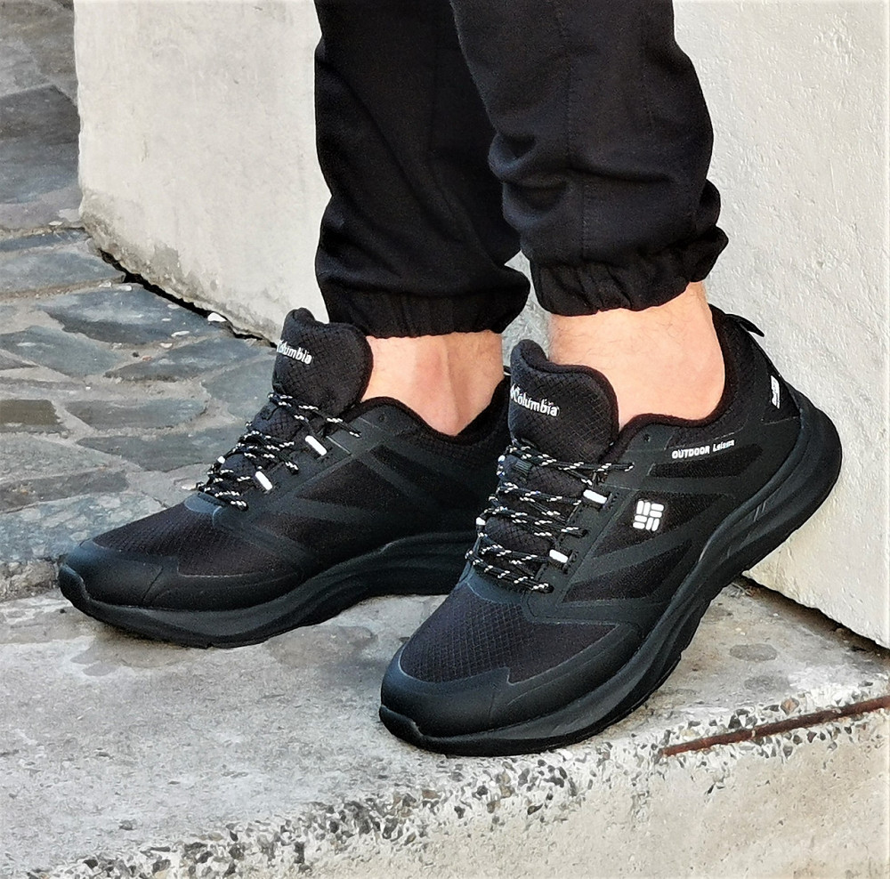 Кроссовки Соluмb!а ТЕРМО Мужские Чёрные Зимние (размеры: 41) Днепр - изображение 9