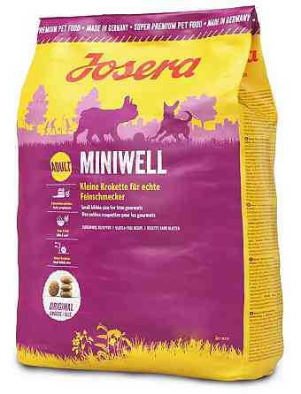 Сухий корм Josera Miniwell (Йозера Мінівель) для дорослих мініатюрних порід, 3 кг Вінниця