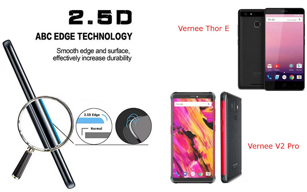 Захисне скло ArmorGlass для Vernee Thor E, V2 Pro – стійке до подряпин та ударів Київ - фото 2