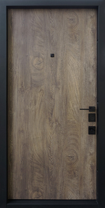 Двери входные металлические  Страж Tera S New 950х2040 мм спил дерева коньячный Правые Киев - изображение 2