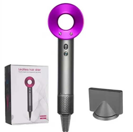Професійний іонний фен Leafless Hair Dryer S238-1, 3 режими температури, 3 швидкості Київ