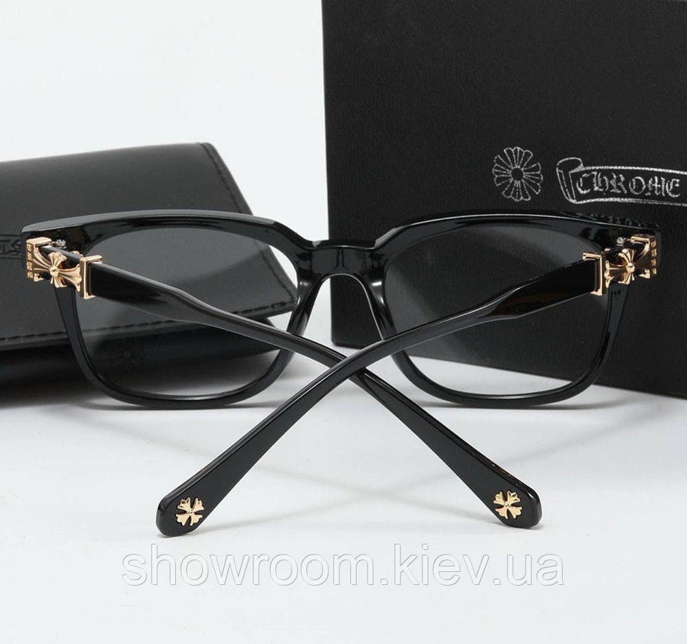 Чоловіча брендова оправа Chrome Hearts 2273 gold Київ - фото 2