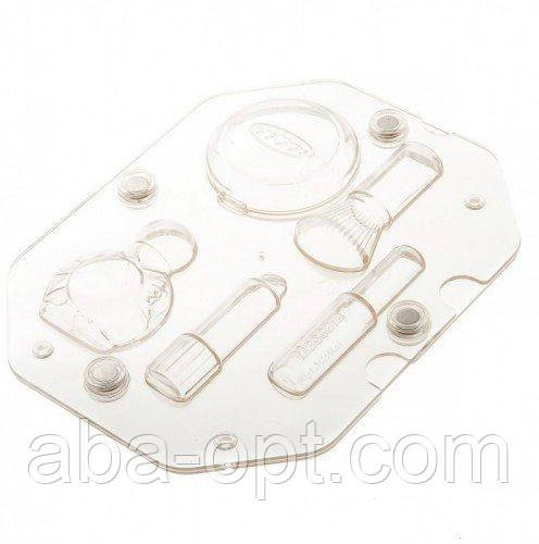 Форма полікарбонатна для шоколаду 3D "Набір для косметички" 22 х 17 х 3 см (шт) Одеса - фото 1