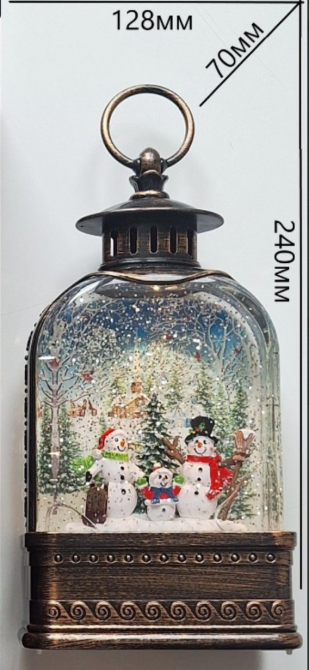 XMAS Новорічний нічник Ліхтар WDL-20109/ 0128 (12) Одеса - фото 1