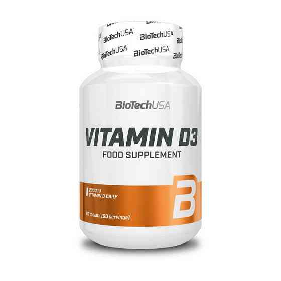 Витамин D3 BioTech Vitamin D3 60 tabs Луцк